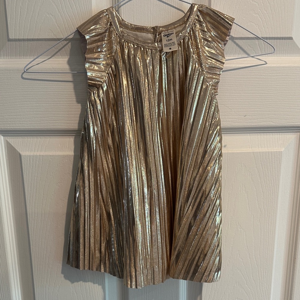 OshKosh B'gosh Metallic Silver Dress